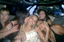 White Chrysler Stretch Limousines Perth Showtime