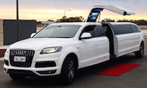 Luxury 14 Seater Audi Limo Hire Perth for wedding and party hire