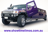 Lambo Door Purple Stretch Hummer Limousine for Hire 